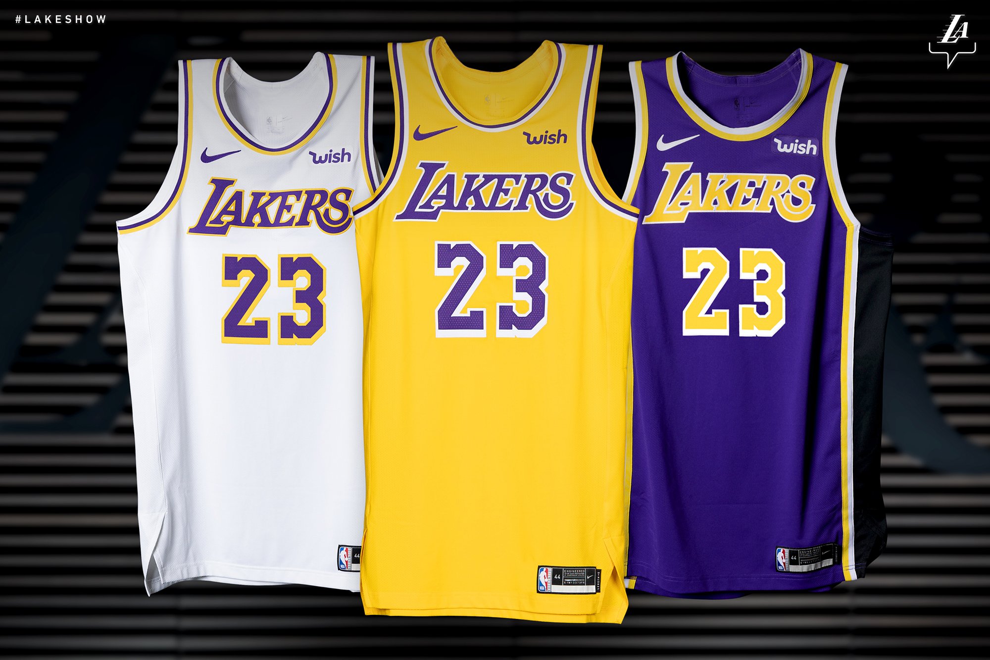 Lakers maillot wish hotsell