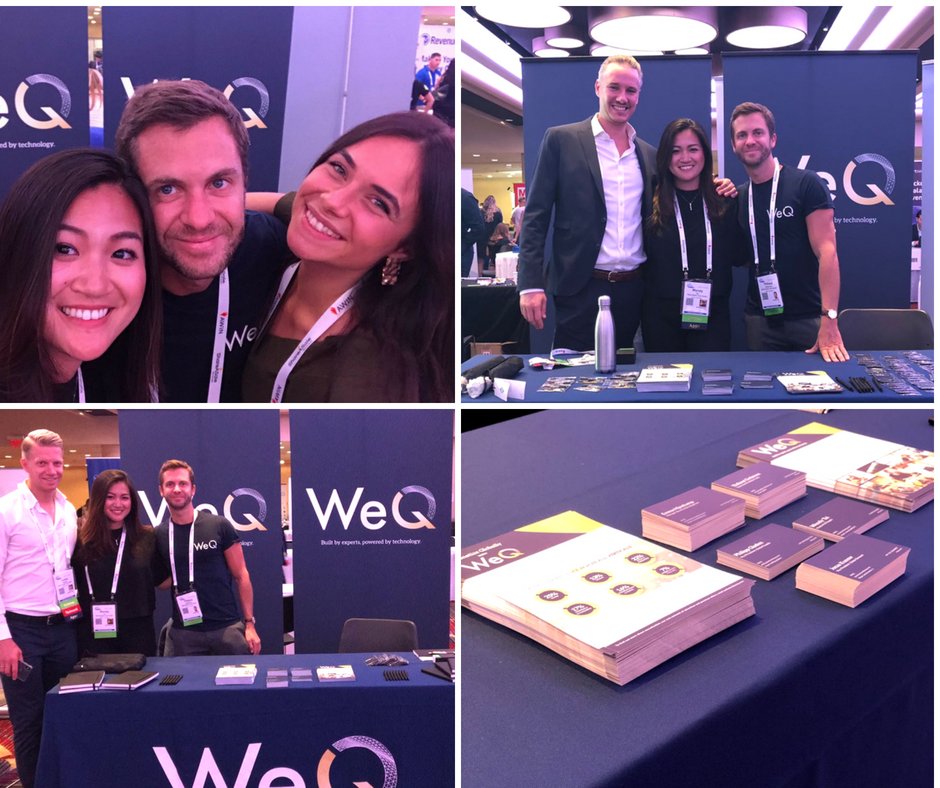 WeQ_Global's tweet photo. Hello New York! It's been a blast at #AffiliateSummitEast so far and we're excited for the final day of the conference. Did you miss our booth? To meet up, contact our team of mobile #adtech experts via events@weq.com: https://t.co/SA2q8DYf8R
#WeAreWeQ #WeQEvents #ASE #ASE18 https://t.co/ZH7bHUWivM