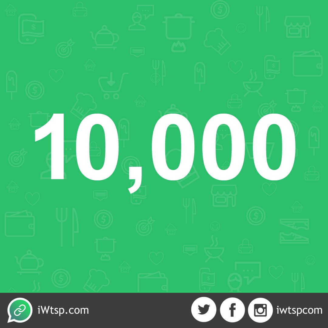 بلغ عدد الروابط حتى اليوم 10,000 رابط لشركات وجهات رسمية وأفراد، 
مختلفين في النشاط ومجتمعين في حرصهم على تسهيل التواصل مع عملائهم.❤️