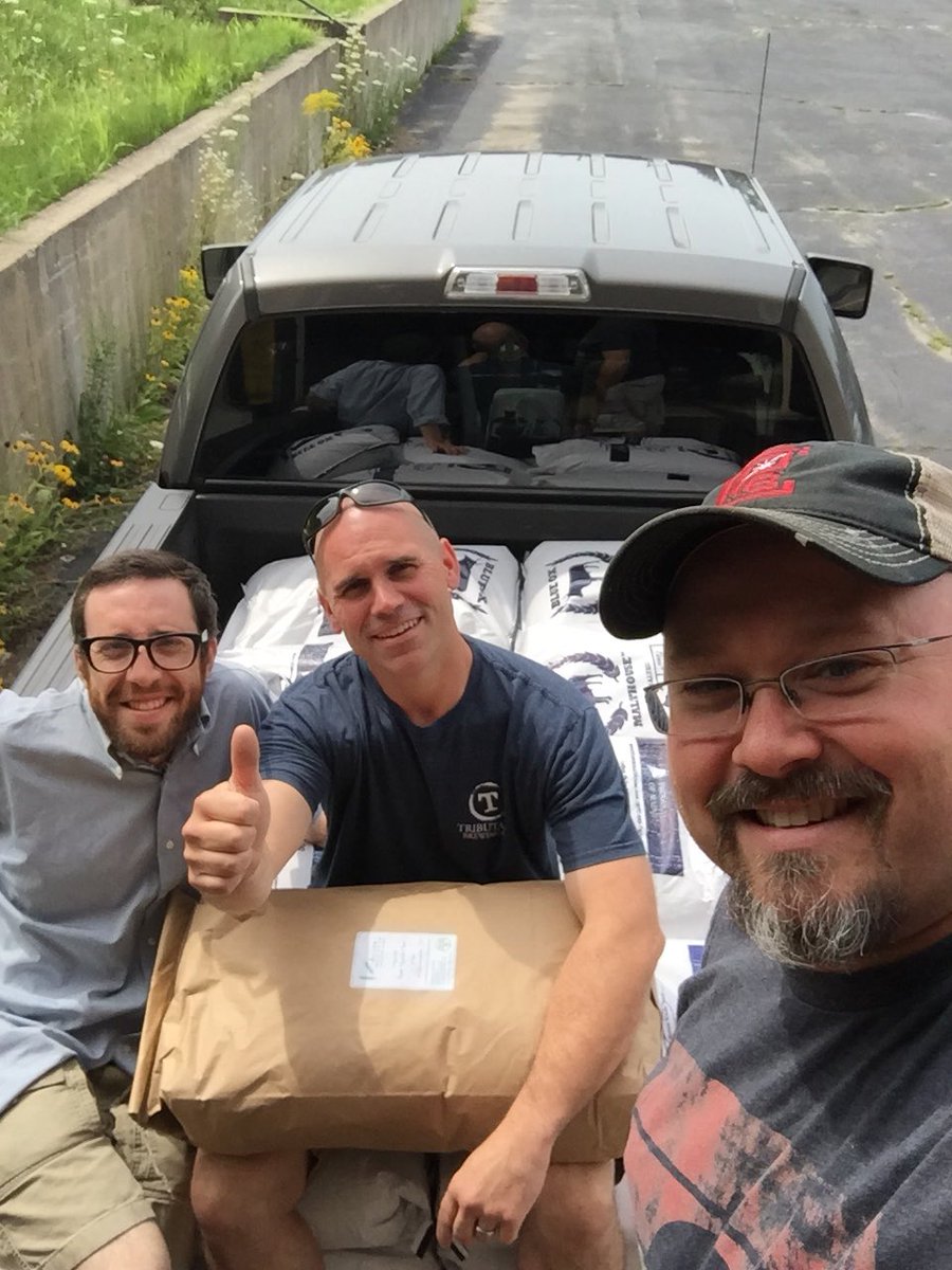 When you want to brew great beer, you need great malt.  Our first run to <a href="/Blueoxmalthouse/">BlueOxMalthouse</a> is in the books and in the truck! #MaineBeer #craftbeerme #brewday #ComingSoon