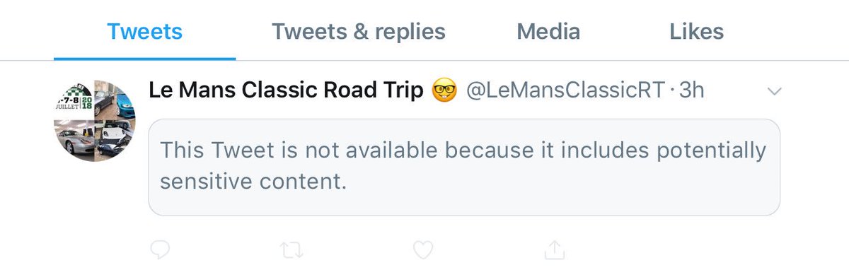 ⁦@LeMansClassicRT⁩ 
What are you tweeting that I can’t see?
That’s twice this week now... intriguing!