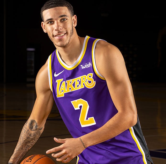 lakers purple and black jersey