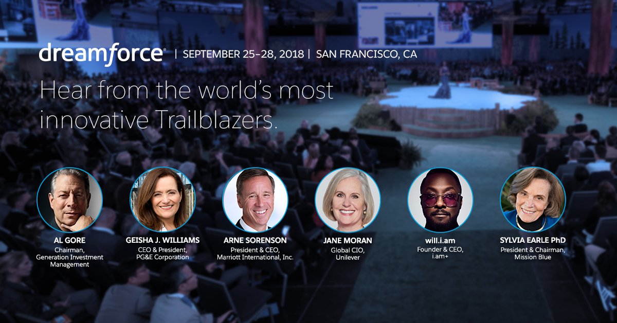 GribbleJustine's tweet photo. Hear from the world's most innovative Trailblazers at #DF18! Learn more: https://t.co/YGUwzji47S https://t.co/veRWwYczZJ
