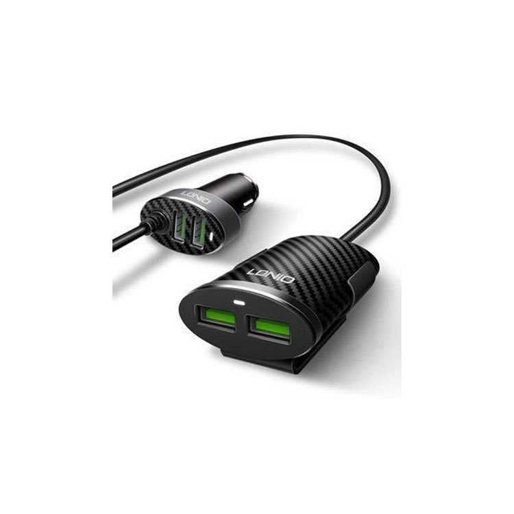 شاحن سيارة لدنيو بأربع منافذ شحن مع أمكانية توصيله للراكب الخلفي متوافق مع جميع الأجهزة 
#الافلاج #الافلاج_ليلى #تقنيه #ليلى