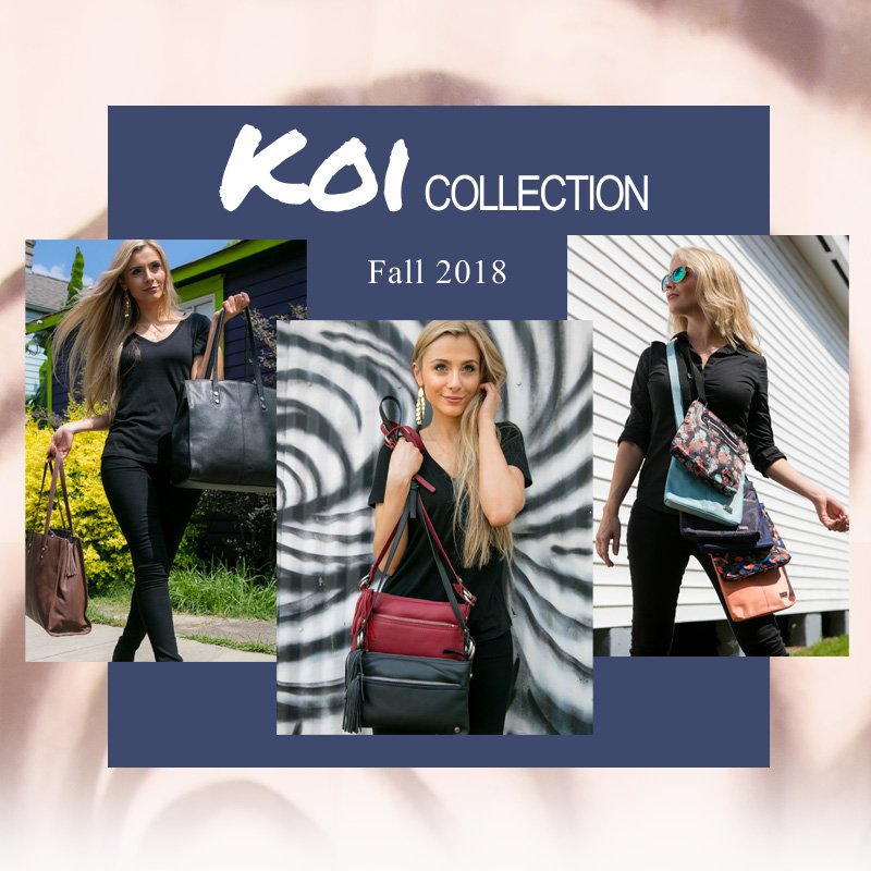 HADAKInola's tweet photo. INTRODUCING Our Fall 2018 Collection. Koi Collection. Brand new leathers and nylons. New patterns and solids. Purchase Today. https://t.co/vBBM2Y4nNf