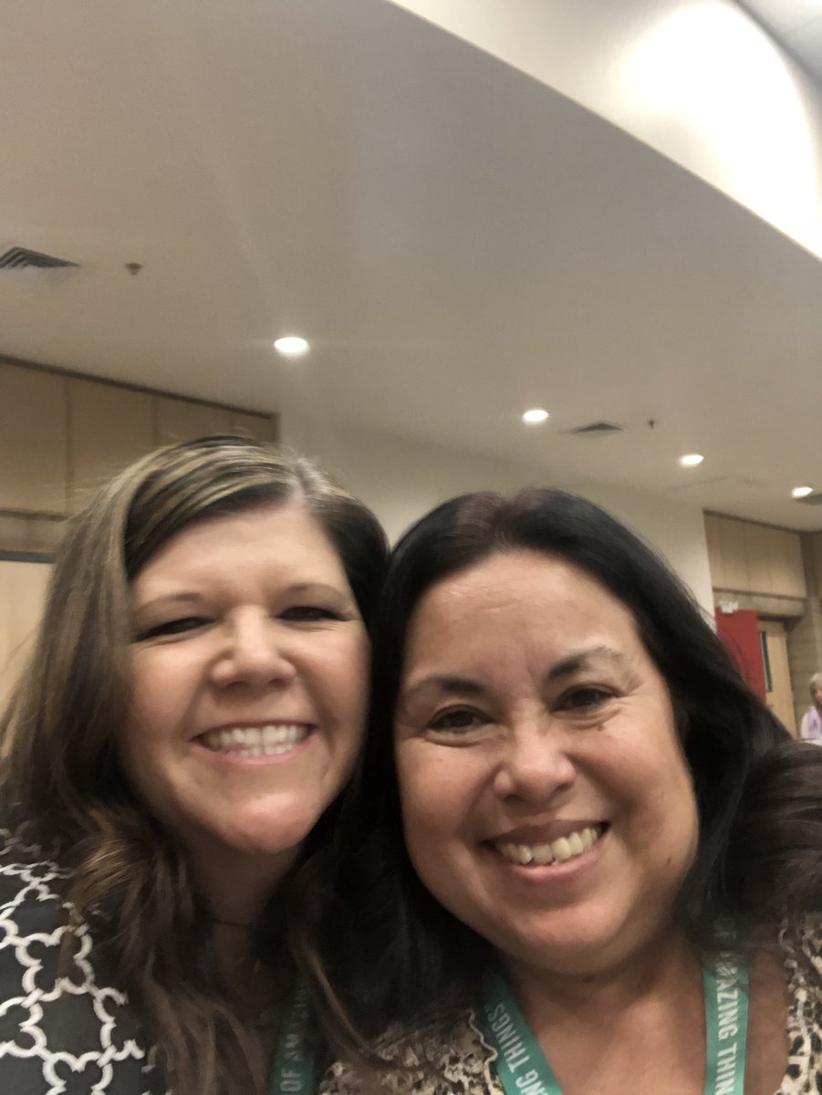 Summer Institute Week 3. Enjoying meeting new teachers and spending time with good friends! #TeamBCSD Ms. Espy and <a href="/KimberlyMinter2/">Kimberly Minter</a> #TeamELA #TeamMath