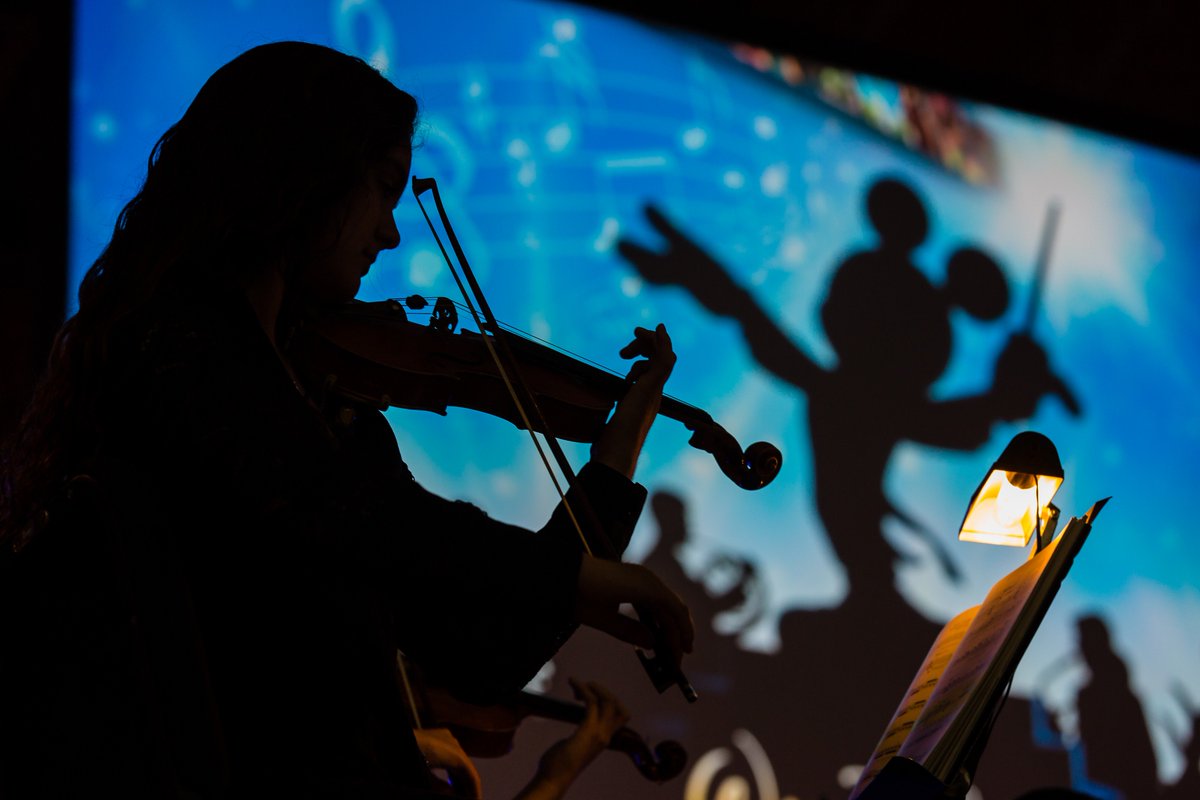 aspenmusic's tweet photo. What a magical night with @DisneyAnimation in #Aspen! More than 2,000 people clapped and sang along to clips from nine #Disney films accompanied by a full orchestra of #AMFS students. Bravo! #Disneymagic #moviemusic #AMFS2018 https://t.co/GZAuqi92p0