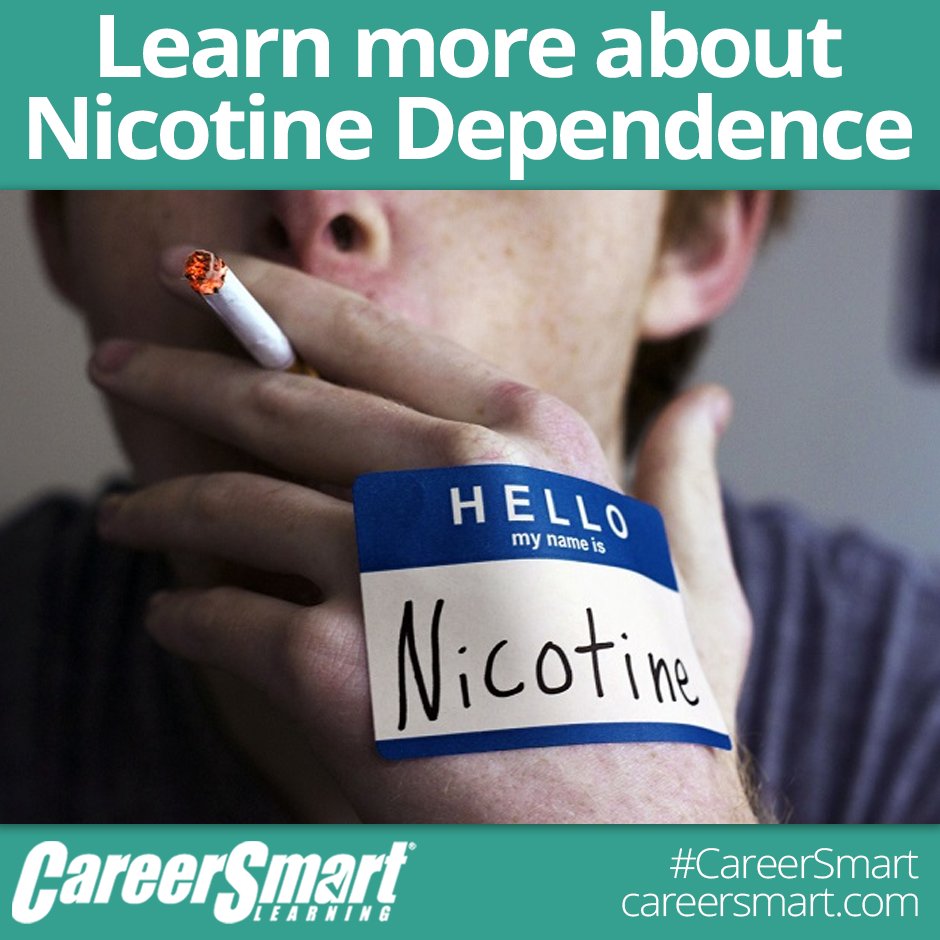 Does your state require #CEU #ContactHours on #substanceabuse for #nurse or #socialworker license renewal? Take this comprehensive course on one of the most common substances abused and earn 4.5 credits: careersmart.com/shop/nicotine-…