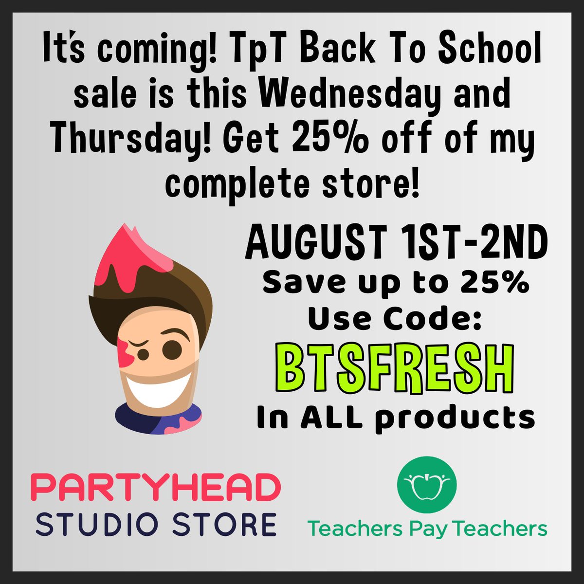 KEITHART85's tweet photo. Back To School Sale is coming up August 1st &amp; 2nd.

Link: https://t.co/m1XtdXI0Q7 …

#TeacherAppreciationWeek #teacher #teachersday #Education #EducationForAll #Educational #Resources #Children #classroom #Parents #art #kids #school #teacherspayteachers https://t.co/bkSsfMor9h
