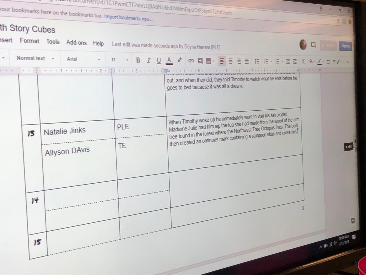 JinksNat_PLE's tweet photo. 1 down . . . 9 to go! #PowerUPHumbleISD #PLEextramile #techtoteach #4thgrade4life https://t.co/1cxdiEe42u