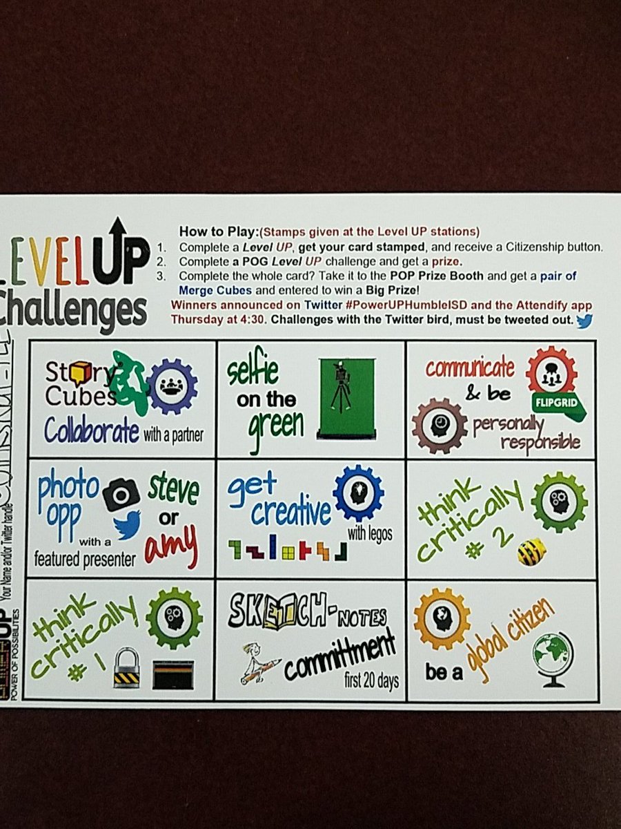JinksNat_PLE's tweet photo. 1 down . . . 9 to go! #PowerUPHumbleISD #PLEextramile #techtoteach #4thgrade4life https://t.co/1cxdiEe42u