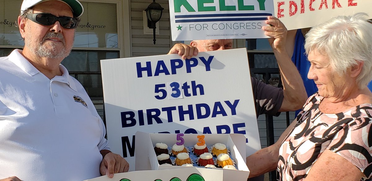 IndivMetroEast's tweet photo. Thank you everyone for joining us as we celebrated 53 years of Medicare and 58 years of Medicaid. No cuts to Medicare and Medicaid! #ProtectOurCare #IAmMedicaid #ILsaveACA #Indivisible #53 @IndivCarbondale @IndivisibleIL @IndivisibleTeam @IndivisibleSPI @Kelly4SouthrnIL https://t.co/V7oyUb3GfP