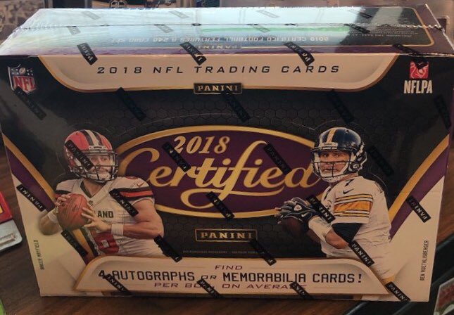 TSCSPodcast's tweet photo. 🔥GIVEAWAY TIME🔥 RETWEET &amp; FOLLOW for a chance at a Hobby box of 2018 Certified FB !!! 1 lucky random winner gets it!!  Retweet! https://t.co/JWHtINW54Q