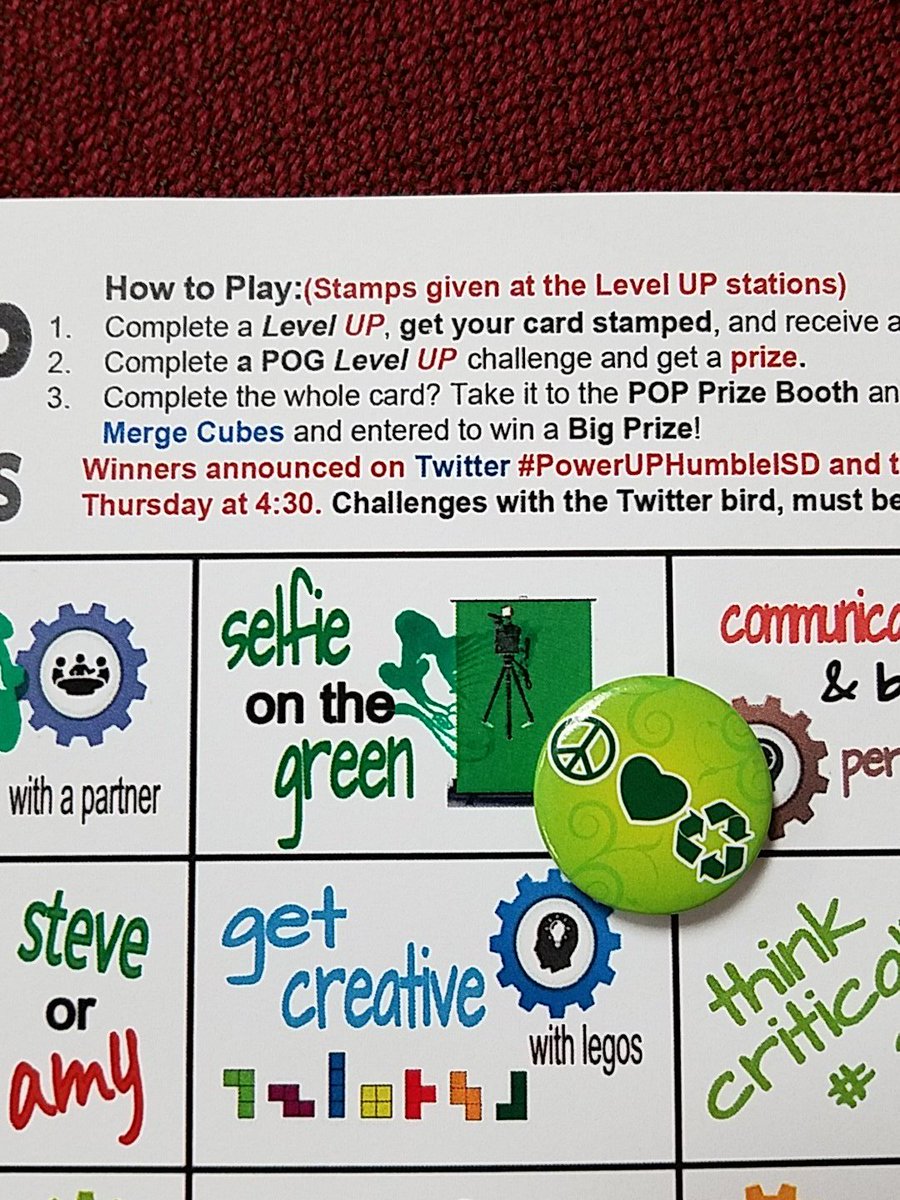 JinksNat_PLE's tweet photo. 2 down . . . 7 to go! #PowerUPHumbleISD #PLEextramile #techtoteach #4thgrade4life https://t.co/td2vgMPVk1