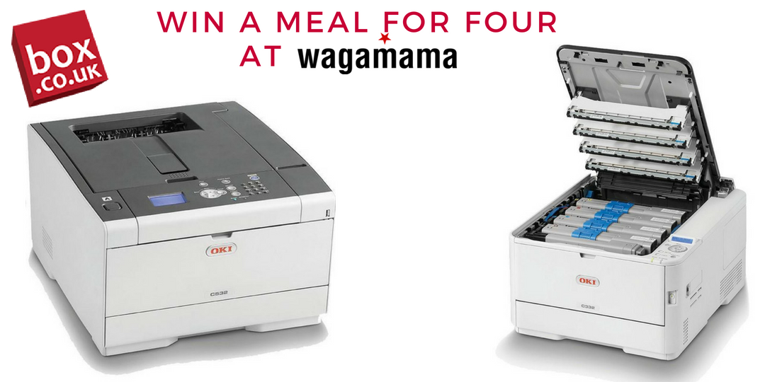 boxcouk's tweet photo. Buy an Oki Printer or Consumable through Box before 8th August and be in with a chance to win a Japanese Meal for 4 at Wagamama https://t.co/VnUPJ06UoL
#OkiPrinter #Wagamama #competition #offer #prize #giveaway https://t.co/ar7H74K7h0