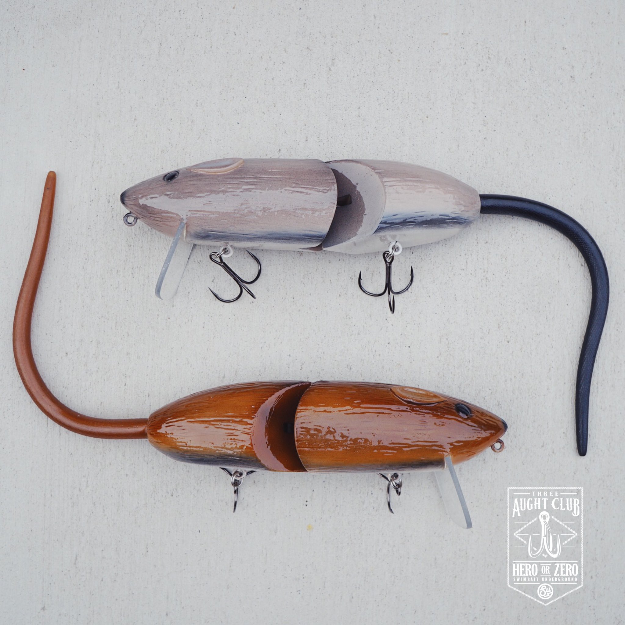 Swimbait Underground on X: Link In Bio: Rago Baits x Swimbait Underground  Three Aught Club Rat. This exclusive Rago Rat is offered thru SU with  overall specs at 17” long and weighing