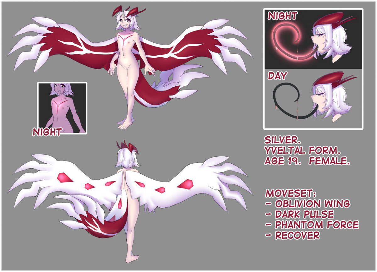 Little bit about Silver Silver has too form:1: Her first form is her Lugia form...