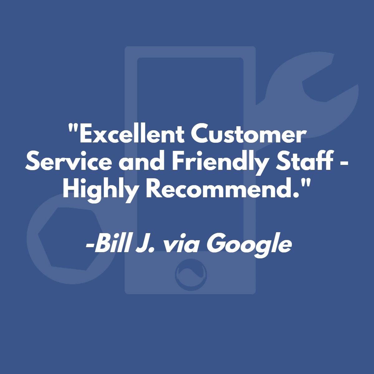 RTRepair's tweet photo. Thank you for the kind words, Bill! Our goal is to make sure every customer walks away happy with the service. Your feedback helps! https://t.co/KCv12o5kTV