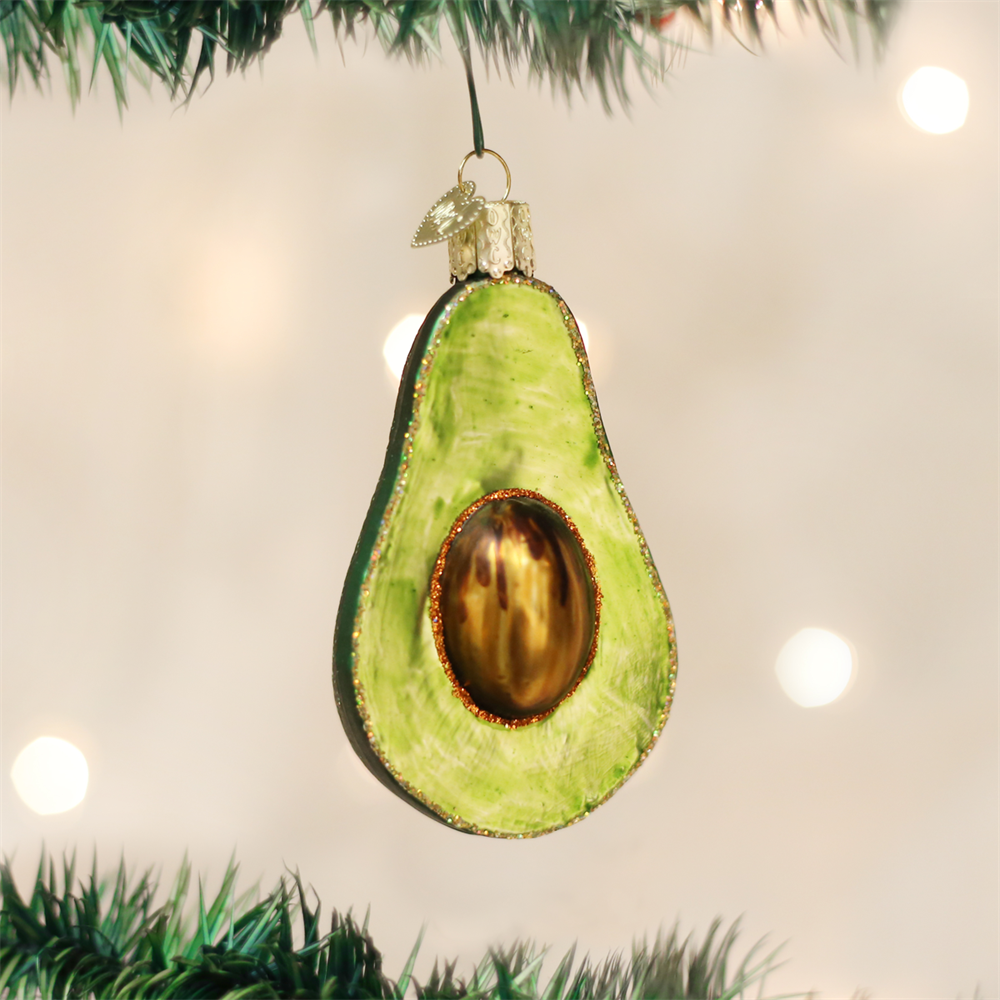 OldWrldChrstmas's tweet photo. It's #NationalAvocadoDay! Avocados target insulin resistance with heart-healthy fats & fight Alzheimer’s with Omega 3, & also full of Vitamins C, E and K.
Slice one up today, or make fresh guacamole! #avocados #guacamole #healthyfruit #eathealthy #insulincontrol #foodornaments https://t.co/MCdEsN3jEP