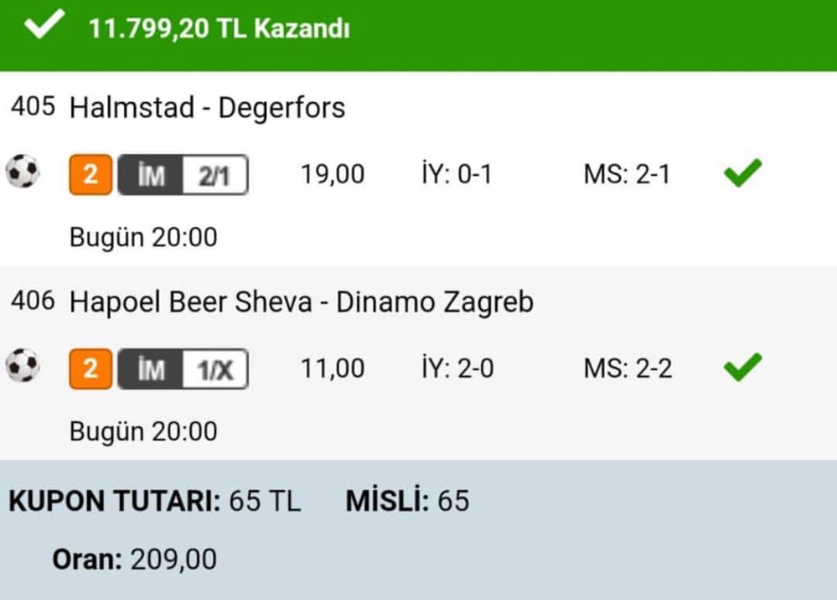 Günün Sürprizi İle Üyelerimize  Kazandırdık Sizde Bizimle Birlikte Olmak İstiyorsanız İnstagram:ensarbeyofficial10 Hesabımızdan Ulaşabilirsiniz. #iddaa #fenerbahçe #iddaacibabaci #iddaakupon #iddaakuponum #iddaauzmani  #iddaabayi #galatasaray #besiktas #ensarbeyofficial