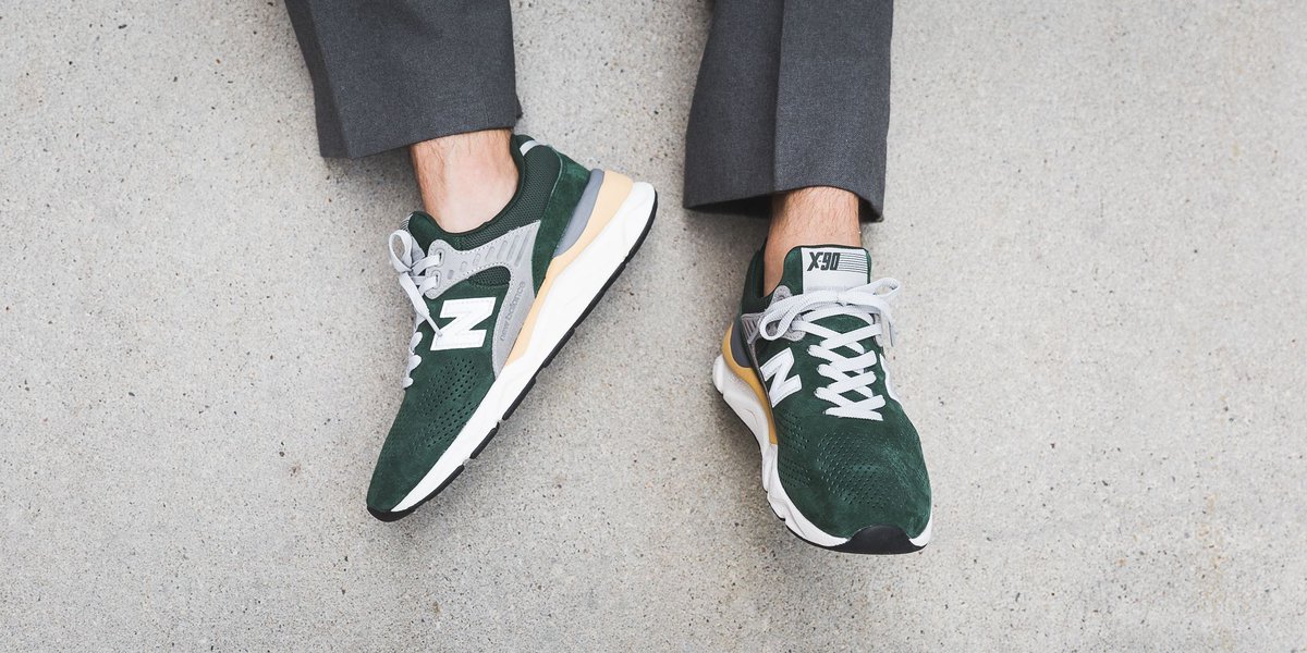 new balance x90 green