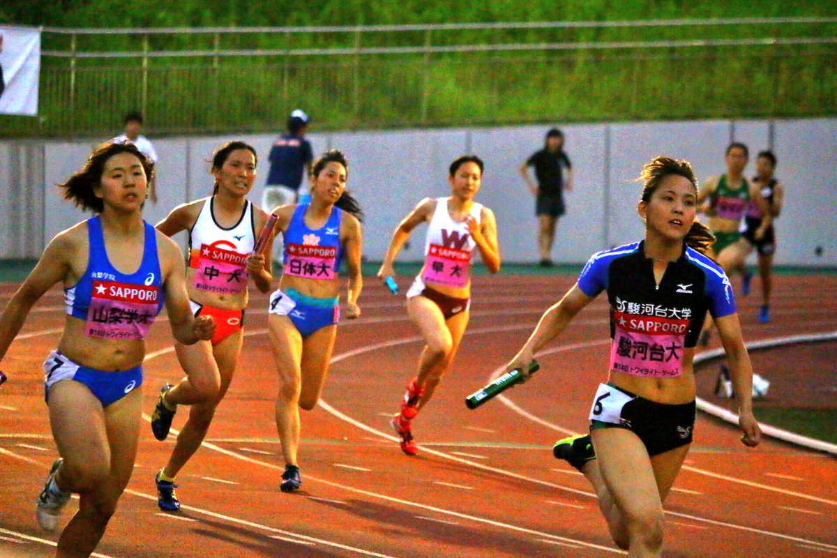 Tさんrunner トワイライトゲームス 女子4 400mr 決勝 1走 Tさんrunner トワイライトゲームス 女子4 400mr 決勝 1走