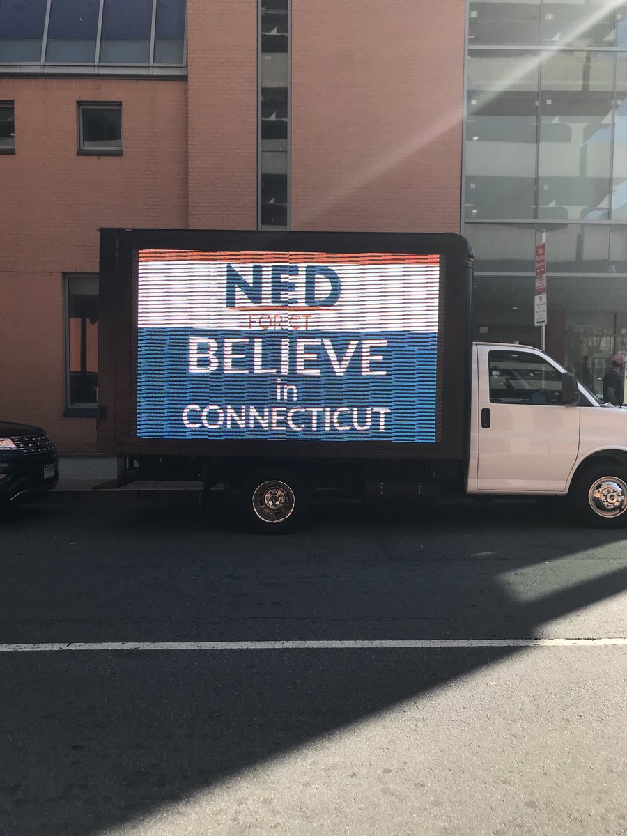 AndyInorio's tweet photo. Laborers Local 455 out for Ned Lamont in New Haven today! #wevotewewin #voteforned https://t.co/FyZdSyj6d0