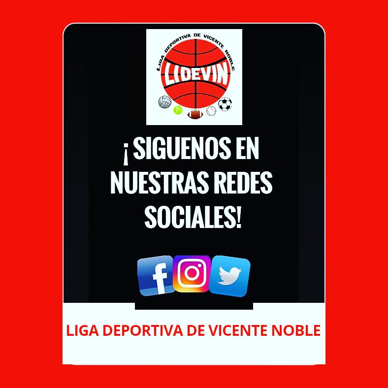 LigaNoble's tweet photo. siguenos en nuestras redes sociales https://t.co/D4QxwcaqBG
