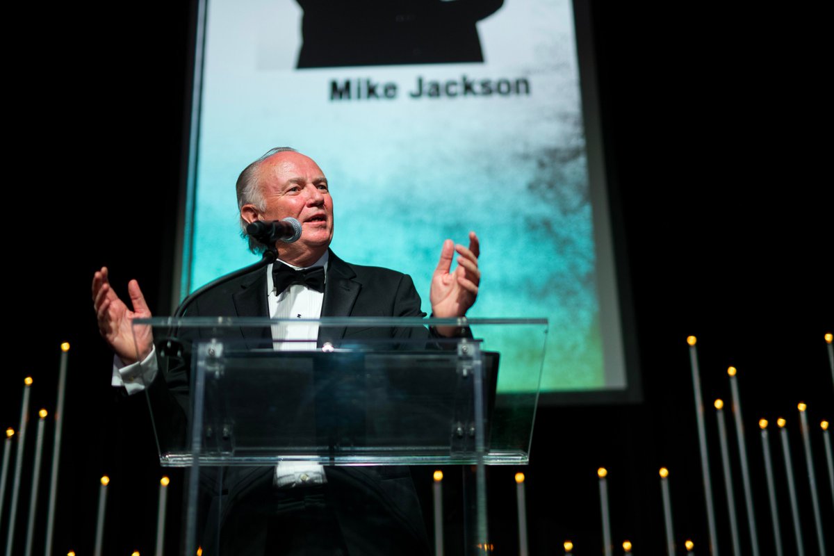 AutoHallOfFame's tweet photo. .@AutoHallOfFame congratulates @CEOMikeJackson &amp; @AutoNation on Jackson's induction last week into AHF. #Detroit https://t.co/SaFvu7K6lJ