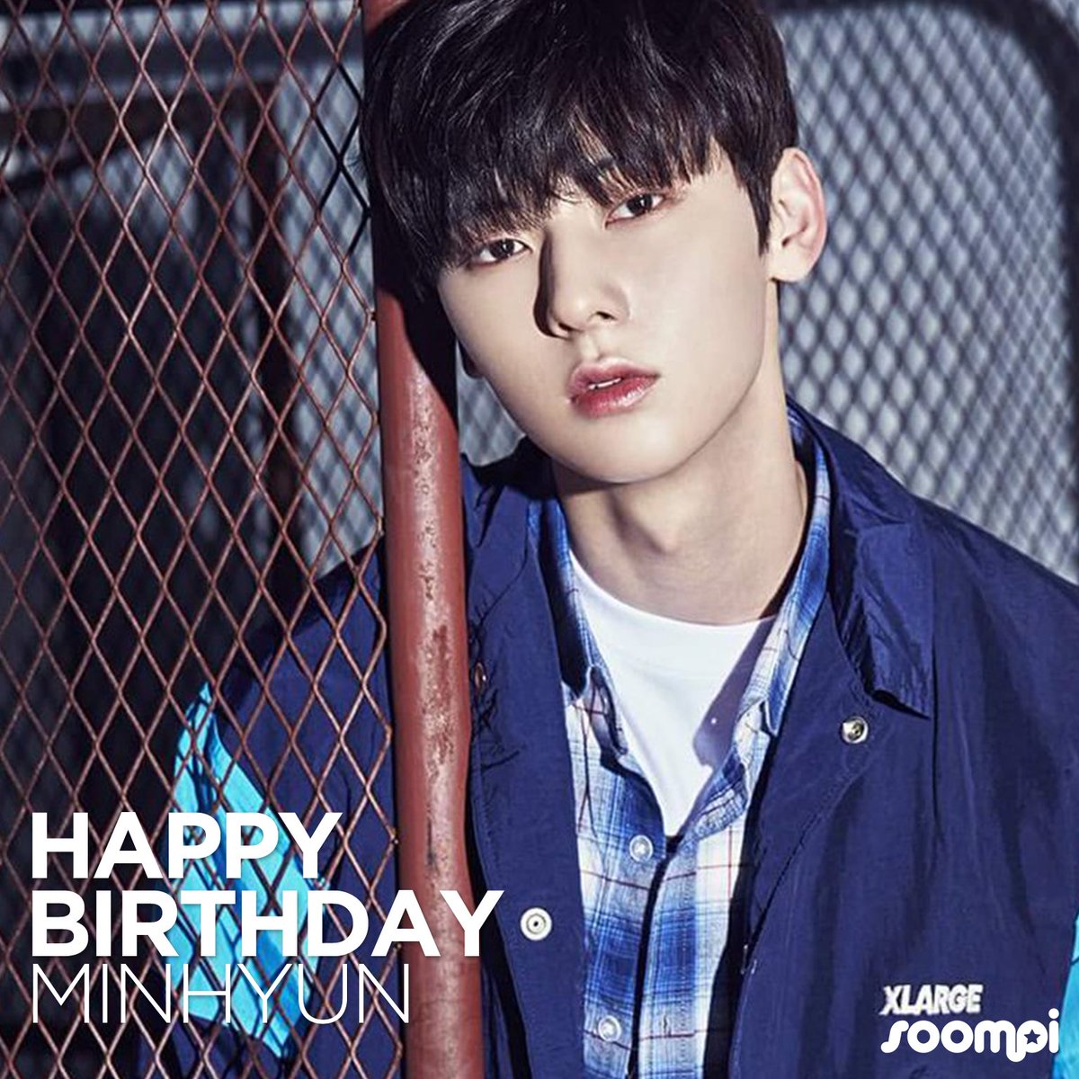 soompi's tweet photo. Happy Birthday to #WannaOne and #NUEST's Hwang Min Hyun! #HappyMinhyunDay! 🎉 Catch up with him: https://t.co/Sr8yJi8lVg https://t.co/pINtyna58i