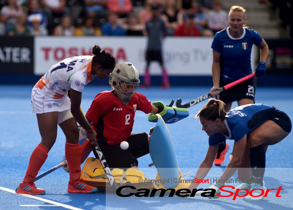 HRFPhotography's tweet photo. Day ten of the hockey world cup, its the final countdown. Not many teams left but first up this evening was India v Italy. Shooting for CameraSport #HWC2018 https://t.co/pZclvYztOD