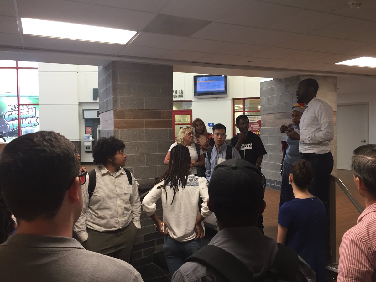 Bus C has arrived <a href="/TempleUniv/">Temple University</a>, which is home to 120 #WorkReadyPHL Summer experiences! #CelebrateWR