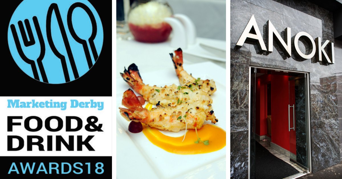 AnokiRestaurant's tweet photo. Nominations for this year’s @DerbyFoodAwards are open and we would really appreciate your support! 🥂

If you love Anoki, head to https://t.co/iwD22TU8d5 to nominate us in the Best International Restaurant and Excellence in Customer Service categories before Fri 17 Aug. ✨ https://t.co/JFD5140GQF