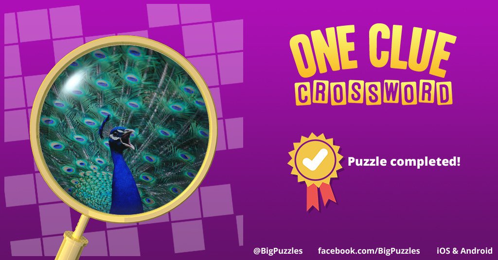 87Geeman's tweet image. I completed a puzzle in One Clue Crossword. Play now for free!
onecluecrossword.com #OneClueCrossword