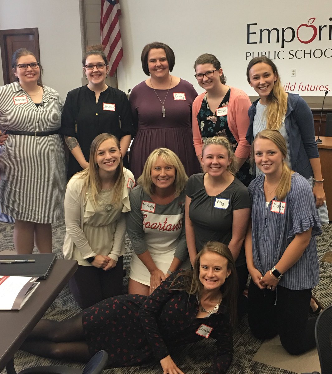mbarnhart253's tweet photo. We already love each other! 😀EMS new staff bonding at CKH! #EmporiaProud https://t.co/Wd3I8ik6Vo