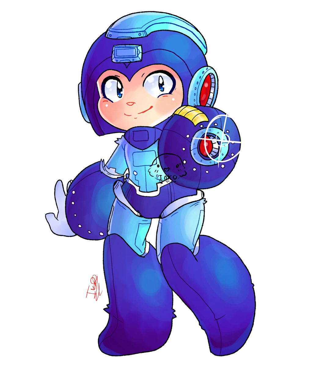 Inko_No_Umi's tweet photo. i’ve been playing a lil mega man and he is one of my fav game characters . I wanted to make him look like his classic art , hence the short and “chubby” look

#MEGAMAN #rockman #megaman #rock #inko_no_umi #art

#capcom #digitalart #games https://t.co/zr5KhEDM3d