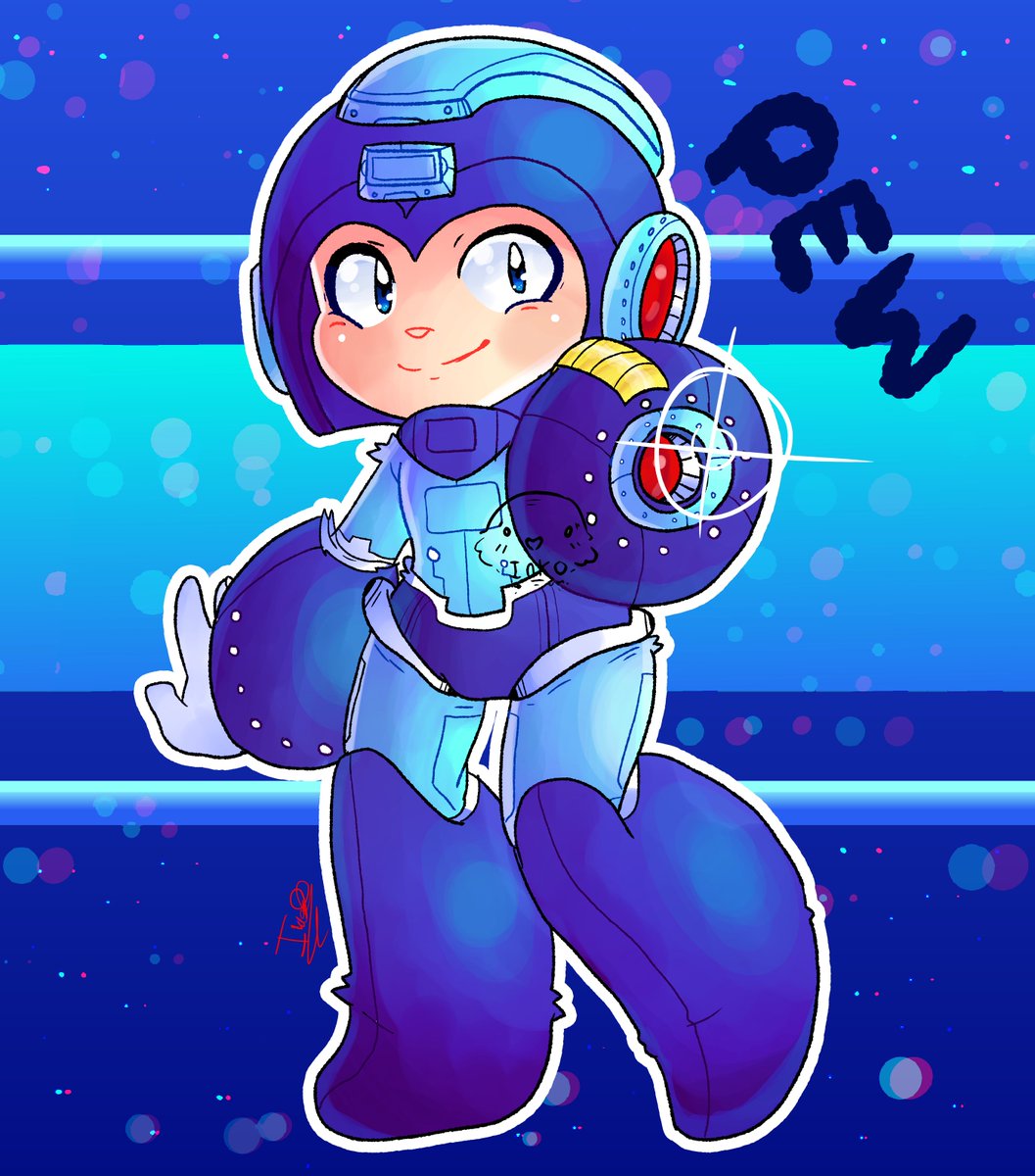 Inko_No_Umi's tweet photo. i’ve been playing a lil mega man and he is one of my fav game characters . I wanted to make him look like his classic art , hence the short and “chubby” look

#MEGAMAN #rockman #megaman #rock #inko_no_umi #art

#capcom #digitalart #games https://t.co/zr5KhEDM3d