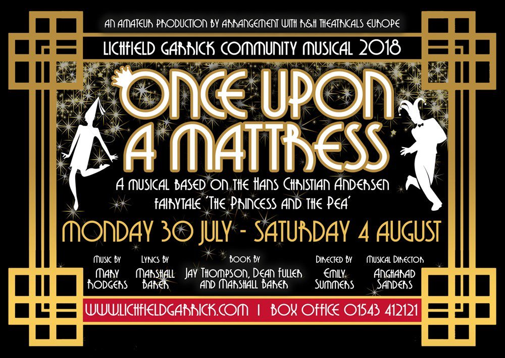 The_Garrick's tweet photo. It's Press Night here at the Garrick for Once Upon A Mattress! We can't wait to share with you all what our cast and crew have achieved over the last few weeks! #CommunityMusical #GarrickMusical https://t.co/itVFDGKru4