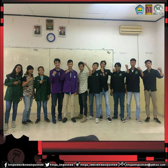 hmps_tmpolmed's tweet photo. [UCAPAN]
Selamat dan sukses atas terselenggaranya pelantikan badan pengurus harian hmps @ekpolmed  periode kepengurusan 2018/2019..
Maju terus teknik polmed !!!
Jaya terus teknik polmed !!!
.
.
.
#teknikpolmed
#hmpsteknikmesinpolmed https://t.co/PhBGIXenXb