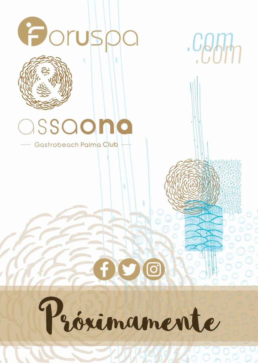 foruspa's tweet photo. Desde #foruspa nos complace #informarte de la #fusión de los #placeres. Muy pronto podrás #disfrutar de una #foruspaexperience 👐 en @Assaonapalma, el mejor #gastrobeach de la #isla🏝️ a 5min del centro de #Palma, donde además de su #excelente #gastronomía, podrás #relajarte https://t.co/9s2kuWvm9s