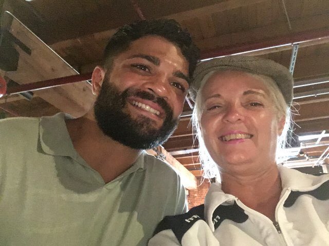 RossBlackBurn89's tweet photo. Not only did those @FevRovers lads have a stormer of a game against @TOwolfpack, they had my 57yr old step mum after them 😂 made her years lads cheers @jaywalton21 @luke17cooper @hardylion4 @Wildie067 @Kealcarlile @locky86 @ShaunRobbie 👍🏻 #UpTheRovers #FevFamily 💙 https://t.co/Wi1YOJoDQs