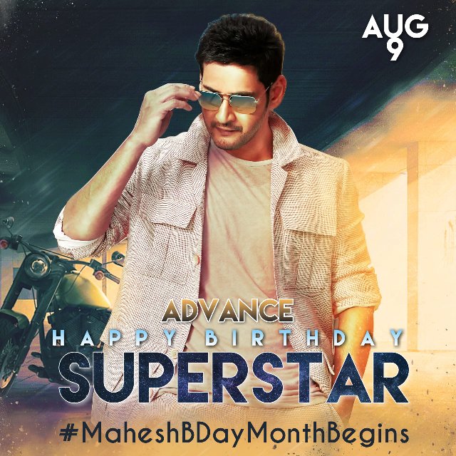 imshiva17's tweet image. The epic countdown has started...It's only 8⃣ more days to 
Superstar #MaheshBabu birthday...eagerly wait for #9thAug 

In advance wishing you a very happy birthday @urstrulyMahesh Sir

#MaheshBDayMonthBegins
