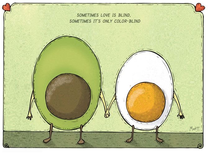 Andrewzunigaa's tweet image. #NationalAvocadoDay #colorbind