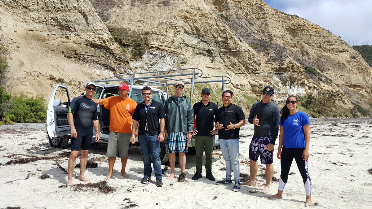 PhoenixLiDAR's tweet photo. Not your usual day at the #beach. A few more photos from our UAV #LiDAR coastal #erosion scan. Working with the amazing team at @Scripps_Ocean from @UCSanDiego, collaborating also with @UCLA. https://t.co/pnTw2fPqQX