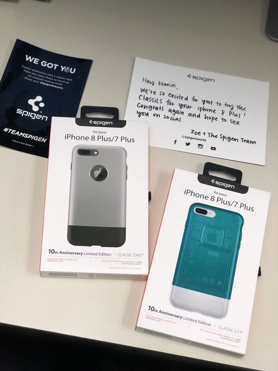 IAmKemoSabee's tweet photo. Thank you @spigenworld for choosing me as one of the winners for the #SpigenClassics giveaway! https://t.co/kEPTazRls6