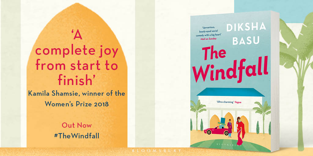 BloomsburyBooks's tweet photo. Winner of the Women’s Prize 2018 for Home Fire, @kamilashamsie describes The Windfall as ‘a complete joy from start to finish’, so it must be good right? It's out NOW in paperback so what are you waiting for? #TheWindfall https://t.co/aK3p8b80DF