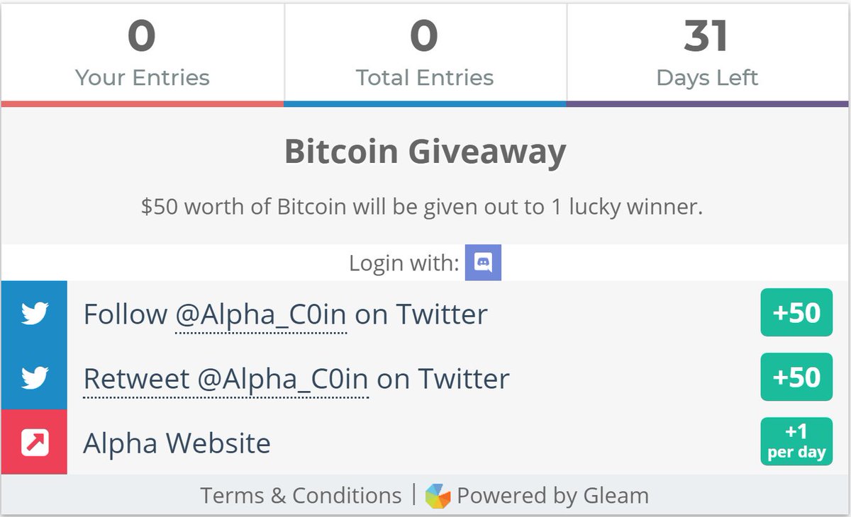 Alpha_C0in's tweet photo. A Bitcoin giveaway is taking place on the ALP website. To enter, all you have to do is follow us on Twitter and retweet at least one of our posts. 

#giveaway #cryptocurrency #crypto #blockchain #alts #altcoins #blockchain https://t.co/dKjGafXg9p