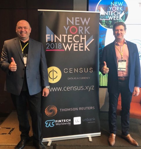 EZ365ecosystem's tweet photo. This week our Co-founders @russellkorus and Eddie Kotler are in the #BigApple at #FintechWeekNYC, meeting with innovators who are inspiring the #crypto industry. https://t.co/2CzaWhS9H9