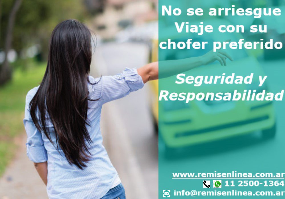 Elegí tu chofer preferido
Sin arriesgarse, Viaje seguro
Remis en Línea

Web: remisenlinea.com.ar
Whatsapp: 11 2500-1364
Email: info@remisenlinea.com.ar

#RemisEnLinea #Remis #BsAs #Taxi 
#FelizMartes #Traslado #BuenosAires 
#Flete #Transporte #RemisBsAs
#Viaje #Turismo