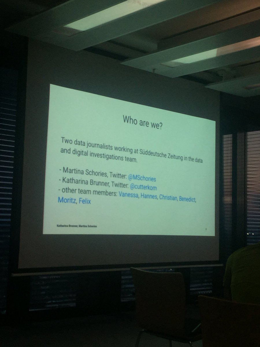 Thank you <a href="/MSchories/">Martina Schories</a> and <a href="/cutterkom/">Katharina Brunner @cutterkom@mastodon.social</a> for taking an afternoon off (on the hottest day of the year 😰) to share with us about your experience with data driven journalism. We’ll make sure to check out more of your #ddj team’s work, and share it for folks around to learn more from 💜